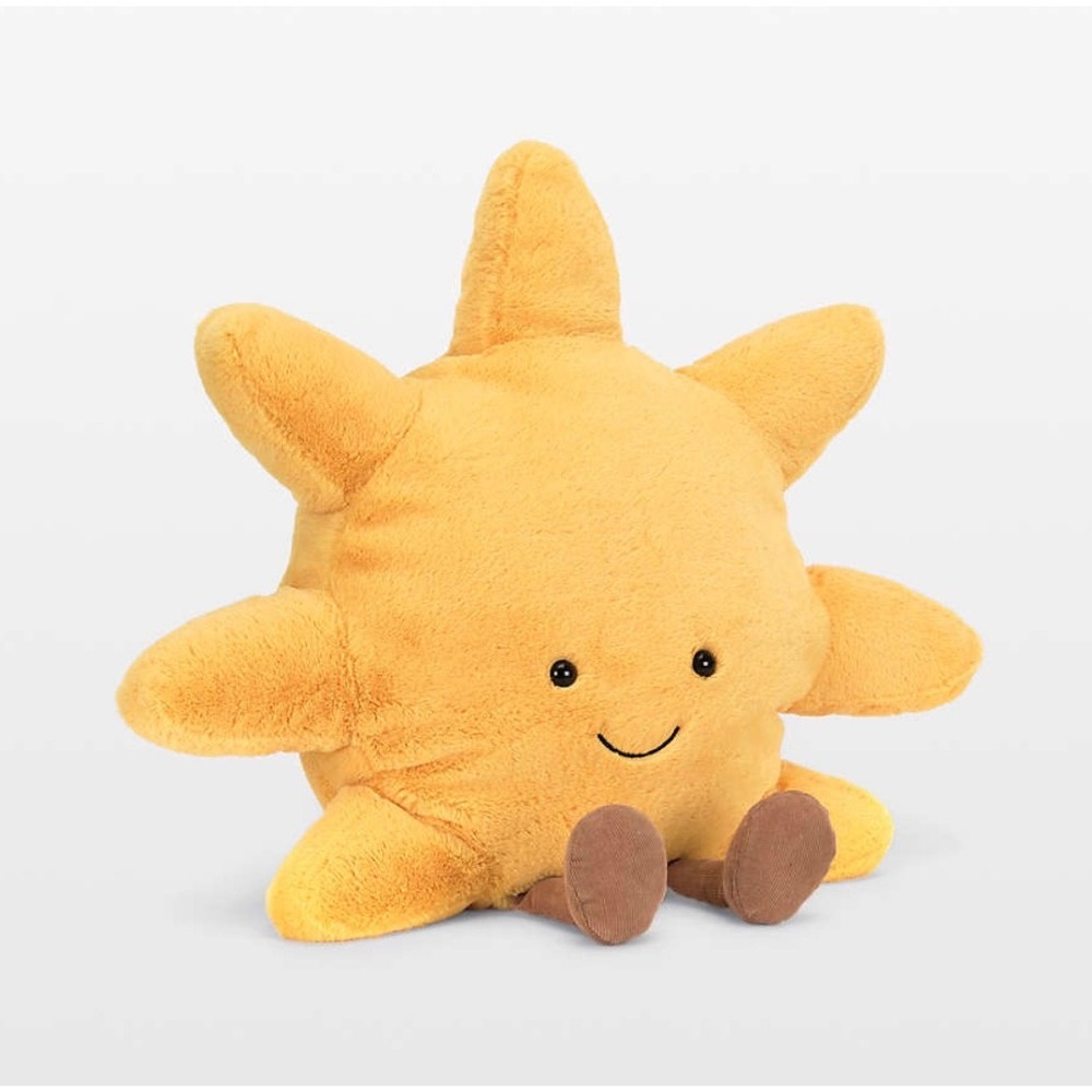 Jellycat Amuseable Sun Plush Gold Yellow Celestial Stuffed‎ Toy Small